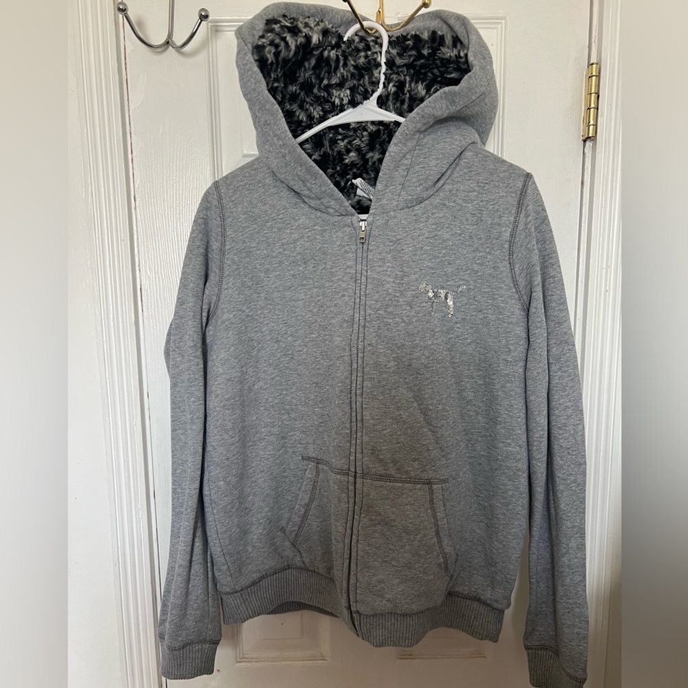 Pink zip up jacket